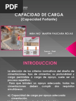 CAPACIDAD DE CARGA