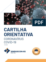 Cartilha Orientativa: Coronavírus COVID-19