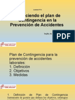 Conociendo El Plan de Contigencia en La Prevención de Accidentes