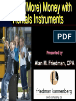 Making (More) Money With Rentals Instruments