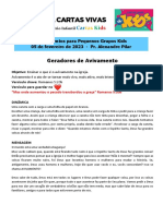 Geradores de Avivamento: Fundamentos para Pequenos Grupos Kids 05 de Fevereiro de 2023 - Pr. Alexandre Pilar