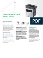 Lexmark MX510 and MX511 Series: Monochrome Laser Multifunction Printer