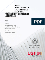 Salud mental, descronexión digital y teletrabajo desde la prevención de riesgos laborales