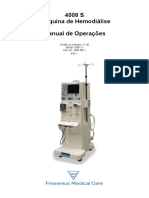 4008 S Máquina de Hemodiálise Manual de Operações: Fresenius Medical Care