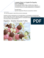Brigadeiro Brazilian Chocolate Truffles Receita Trufas de Chocolate Receita de Trufa Assados para O Natal FGXXH PDF