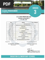 Class Program