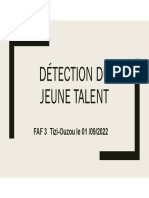 Détection Du Jeune Talent 2022