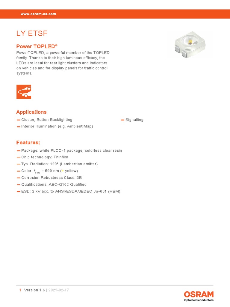 Ly+etsf en | PDF | Light Emitting Diode | Electromagnetism