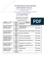 Cronograma de Clases 2023.1