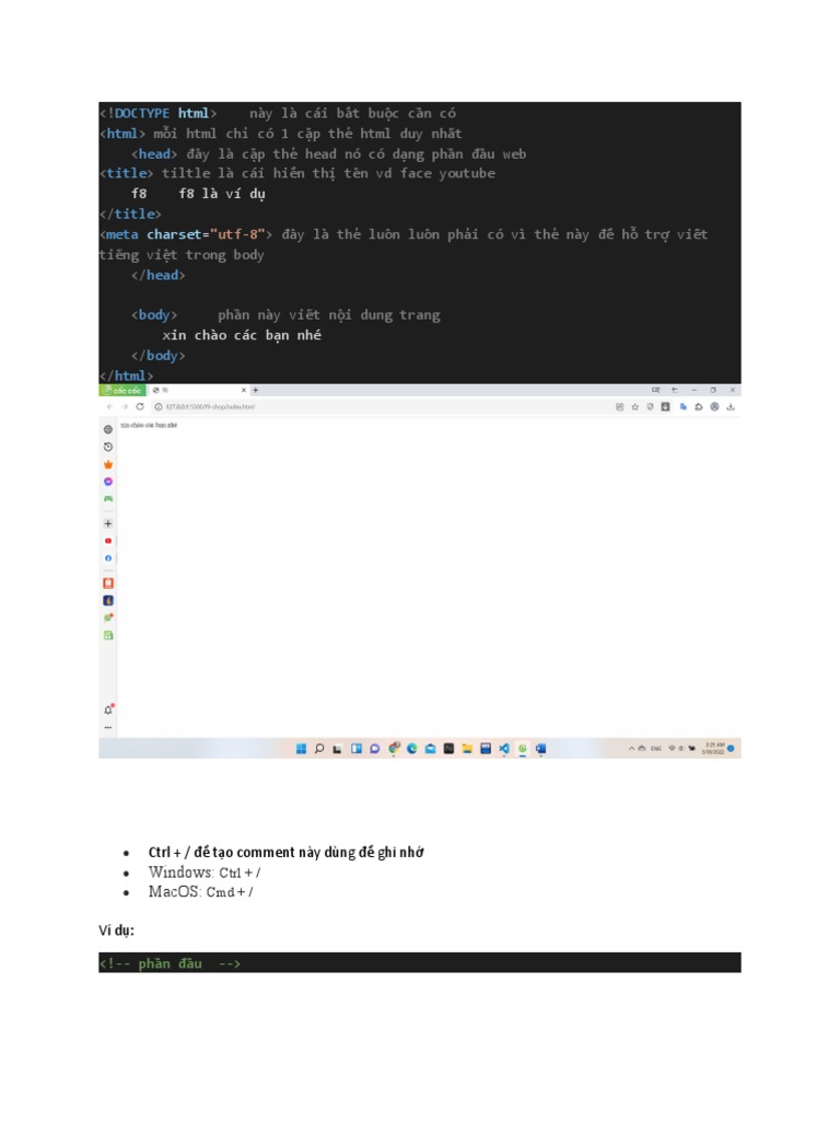 Tài liệu HTML-CSS cơ bản | PDF