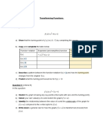 F (X) X F (X) : Transforming Functions