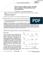 Lewis Acid Enhancement of Gold Catalytic Activity Through Counterion Coordination. Synthesis of Benzofulvenes From Progargylsilanes and Benzophenones