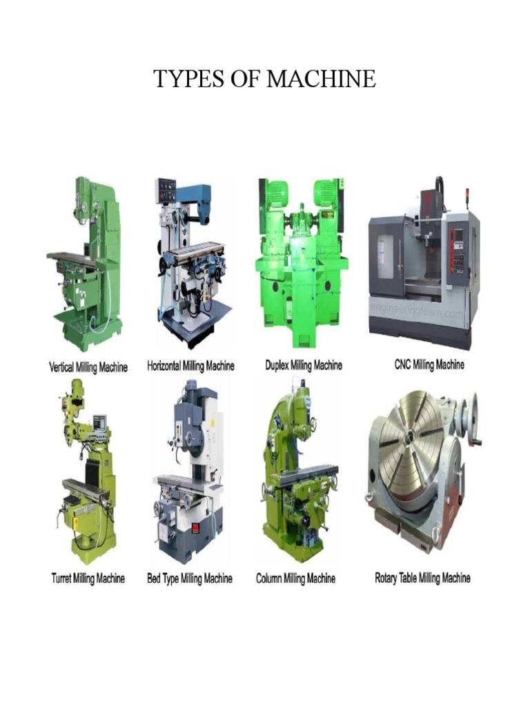 Types of machine pdf