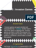Lesson 3: Invasion Games