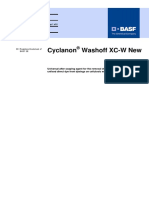 Cyclanon Washoff XC-W New: Technical Information