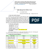 Kế Hoạch Công Tác: Dự Thảo 01