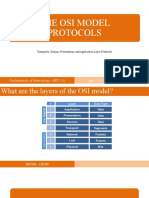 The Osi Model Protocols: PJVR - 2 Semester 2020-2021