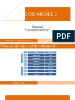 The Osi Model 2: PJVR - 2 Semester 2020-2021