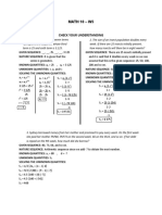 MATH 10 - W5: Check Your Understanding