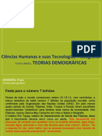 Teorias Demográficas (2) 22