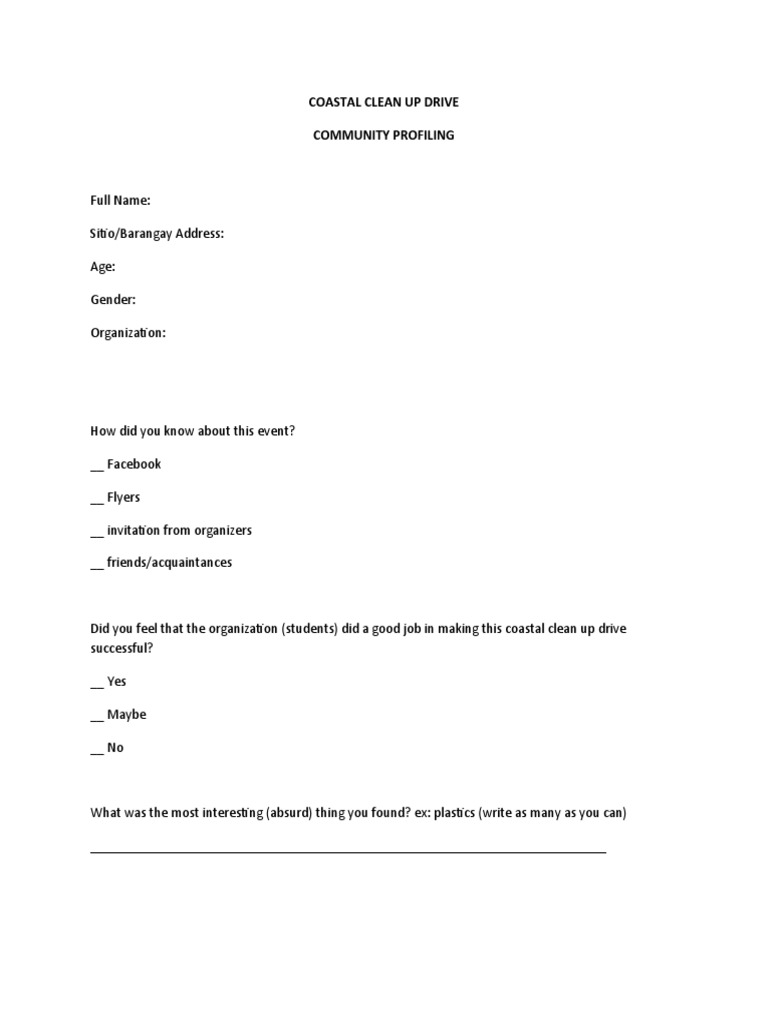 Community Profiling PDF
