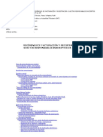 Regímenes de Facturación Y Registración. Sujetos Responsables Inscriptos en El Iva