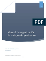 Manual de Organización de Trabajos de Graduación MONOGRAFIA - OCT. 2019