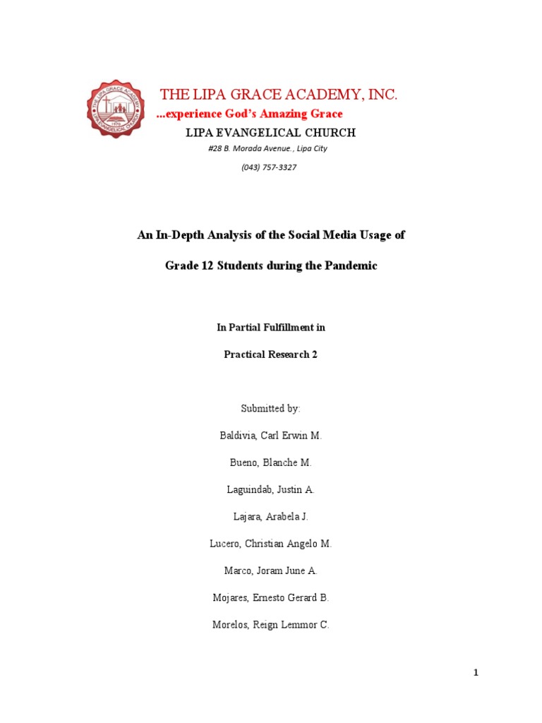 Social Media Impact on Grade 12 Students | PDF | Social Media | Popular ...