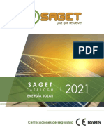 Catalogo ENERGIA SOLAR SAGET