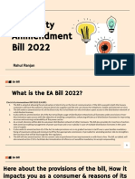 Electricity Ammendment Bill 2022