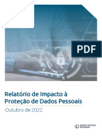 Relatório de Impacto À Proteção de Dados Pessoais