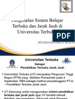 Pengenalan Sistem Belajar Terbuka Dan Jarak Jauh Di Universitas Terbuka