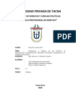 GRUPO #2 - Importancia y Objetivo de Las Políticas de Importaciones y Exportaciones y Métodos de Defensa y Expansión en El Comercio Internacional