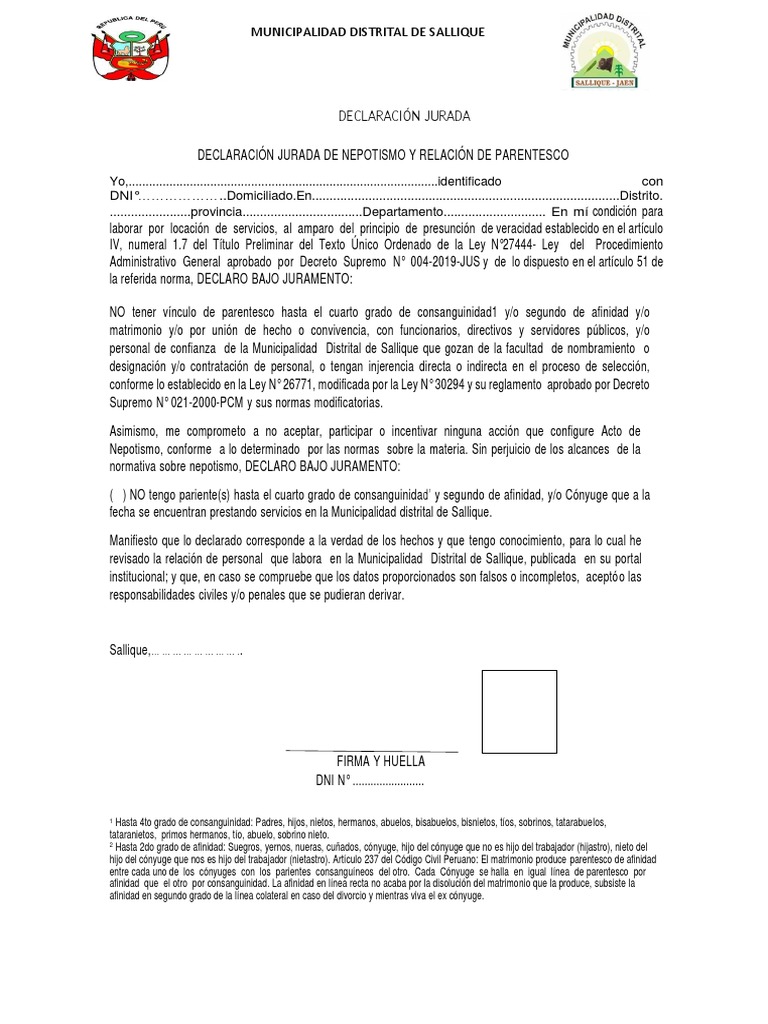 declaraci-n-jurada-de-nepotismo-y-relaci-n-de-parentesco-presentada-por