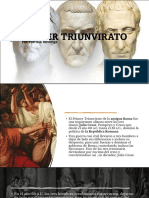 Primer Triunvirato de La Antigua Roma