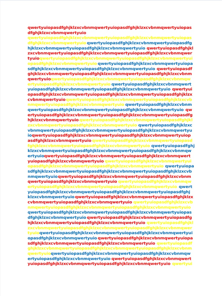 QWERTY Keyboard Patterns Analysis | PDF | Technology & Engineering
