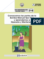 Guía para operar y mantener una bomba manual