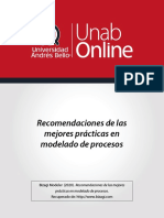 Recomendaciones de Las Mejores Prácticas en Modelado de Procesos