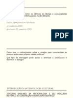 Aspectos Basilares Da Antropologia e Seu Percurso Histórico de Construção Como Campo Científico