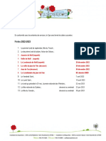 Calendrier Jours Fériés - 2022-2023