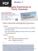 11-Regular Expression To FA-19!01!2023