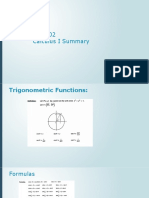 HO1 - Cal I - Summary