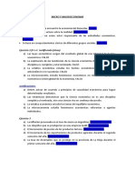 Micro Y Macroeconomia Ejercicio 1: Justificaciones