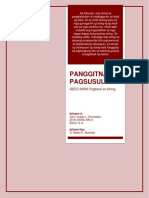 Panggitnang Pagsusulit: GEED 20093 Pagbasa Sa Sining