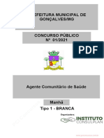 Prefeitura Municipal de Gonçalves/Mg: Organizadora