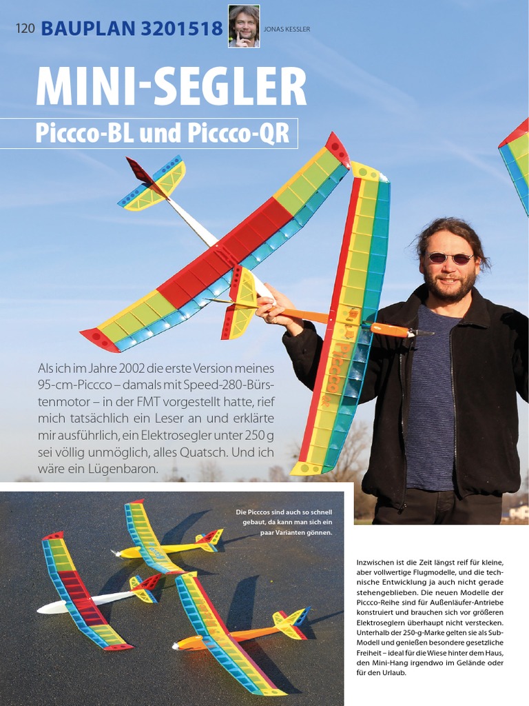 Mini-Segler: Piccco-BL Und Piccco-QR | PDF