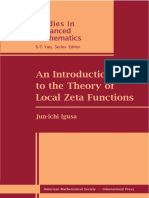 Igusa's Theory of Local Zeta Functions