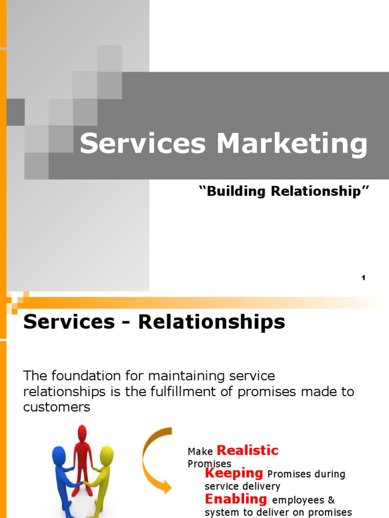 Services Marketing: Building Customer Relationships | PDF