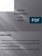 Motion Information AND Media