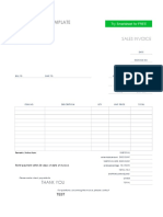 IC Sales Invoice Template 10768 - PDF